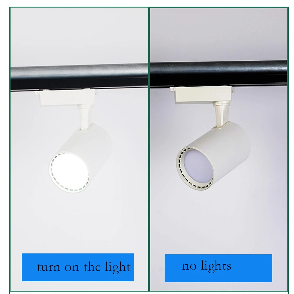 Description Picture 5 of itemTrack Light 220V COB Set Led Track Lighting Rail Lamp Led Spot 20/30W Store Home AC 220V Lights Ceil Fixture Shop White