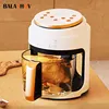 Smart Visual Air Fryer 3L Multi-functional Oil-free Fryer Automatic Household 360°Baking LED Touchscreen Deep Fryer without Oil 1
