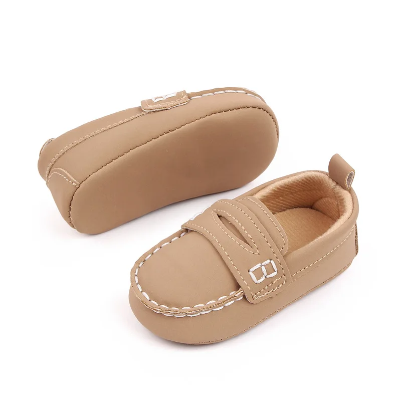 2023 Spring Summer Baby First Walkers Anti-slip Loafers Newborn Infant Party Wedding Shoes Slip-on Sneakers Toddler Boy Shoes 3