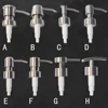 Stainless Steel  Soap Pump Liquid Lotion Dispenser Head Bathroom Liquid Soap Dispenser Toilet Hand Replace Lotion Shampoo Pump 2