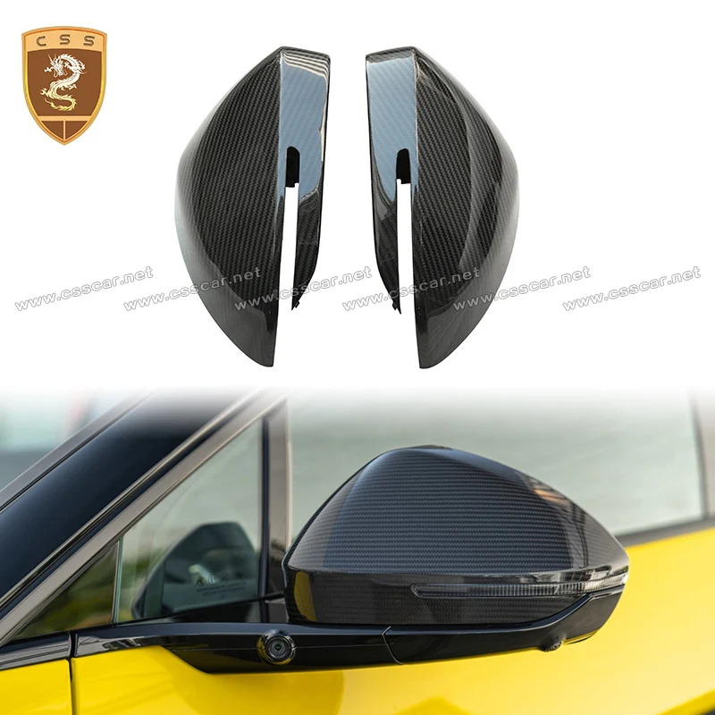 

A Pair Carbon Fiber Side Door Wing Mirror Cover Trims For Lotus Eletre OEM Style Auto Rearview Mirror Cover Trim Cap Parts