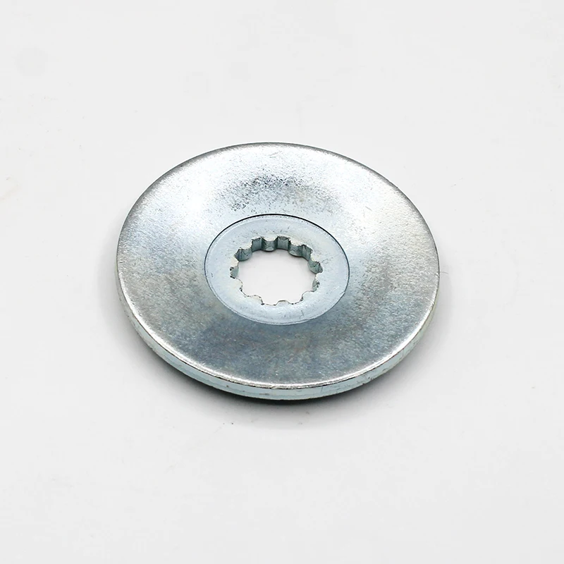 Wartungsset für Klingenadapter, Aufsatz für Stihl-Freischneider FS120 FS250 FS55 Kopf, Getriebe, Schubscheibe, Kragenmutter, M10 x 1,0 – Detail 8