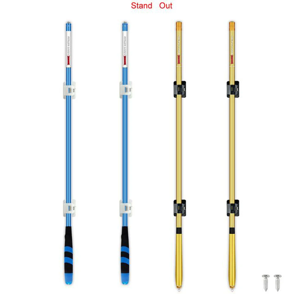 Portacanne Da Parete In Legno Regolabile - Supporto Singolo Per Canna Da Pesca - Foto 4
