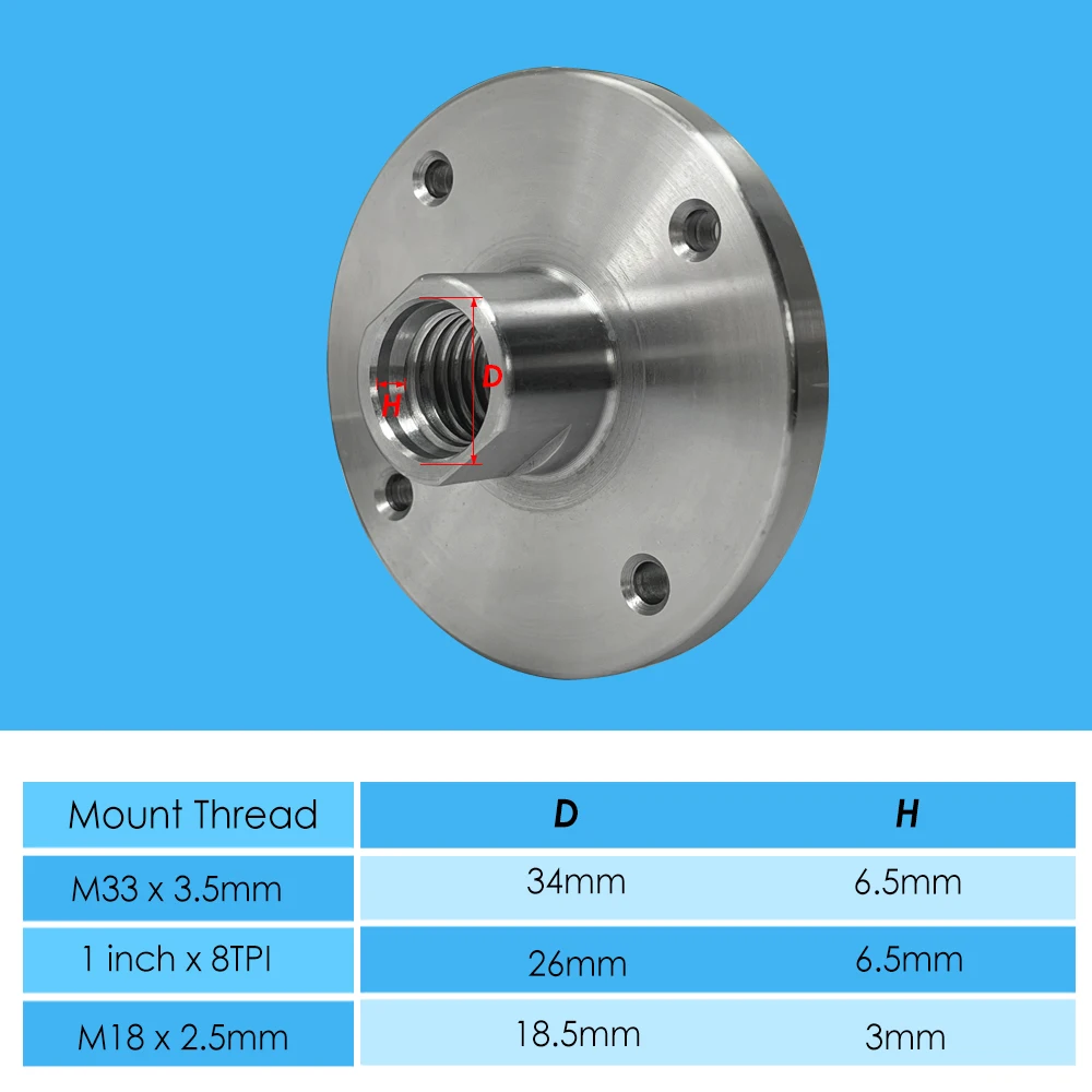 M33 * 3.5/1 x 8tpi mandrino lavorazione del legno Jaw mandrini per tornio  centrifugo autocentrante per utensili per tornio tornio per legno cavo -  AliExpress