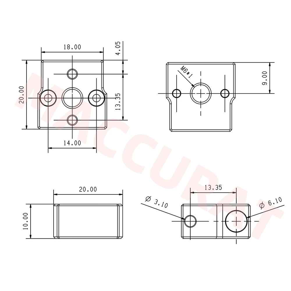 CR-6 SE 알루미늄 금속 히터 블록, 도금 구리 히트 블록, CR6 SE 히트 블록 실리콘 양말, CR-6 SE/CR-6 MAX SE와 호환 가능