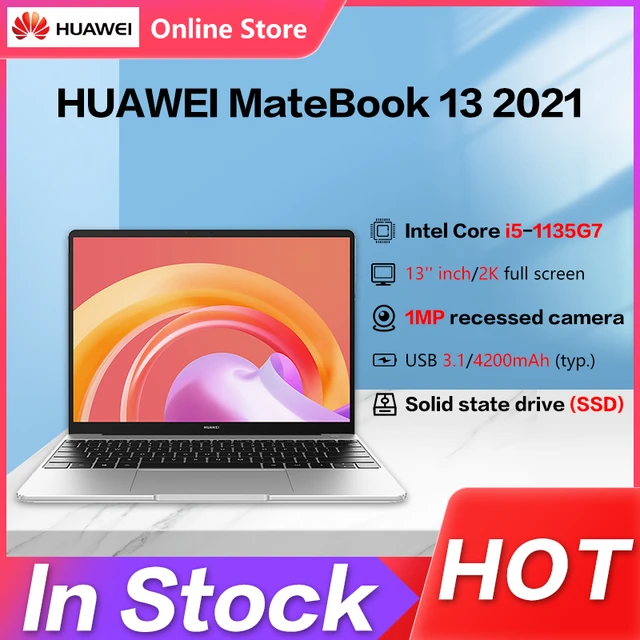 Huawei Matebook 13 2021 Laptop 2k Touch Screen With 11th Gen Intel