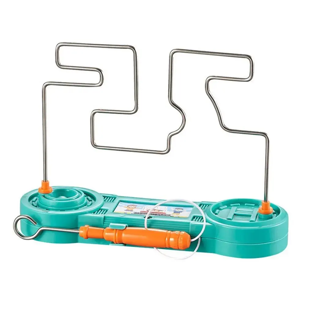 

Kids Collision Electric Shock Toy Education Electric Touch Labyrinth Game Party Funny Game Science Experiment Toy For Children