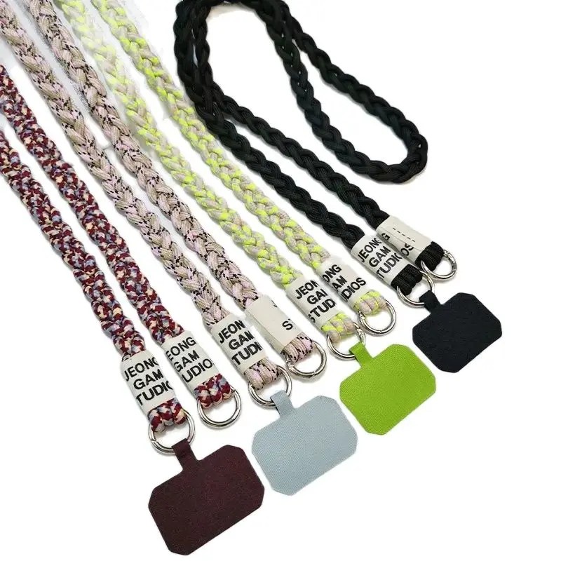 Outdoor Sports Braided Crossbody Phone Lanyard Strap