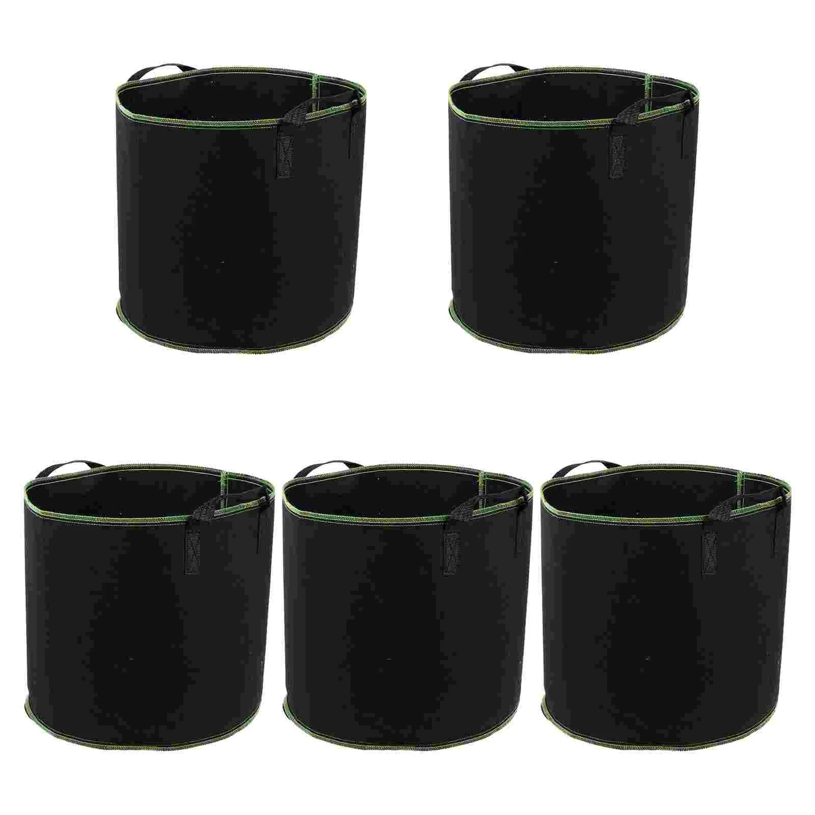 

Grow Bags Fabric Felt Planter Flower Planting Pots Garden Vegetable Tomato Potato Plant Pot Container Pouch Thickened Bags