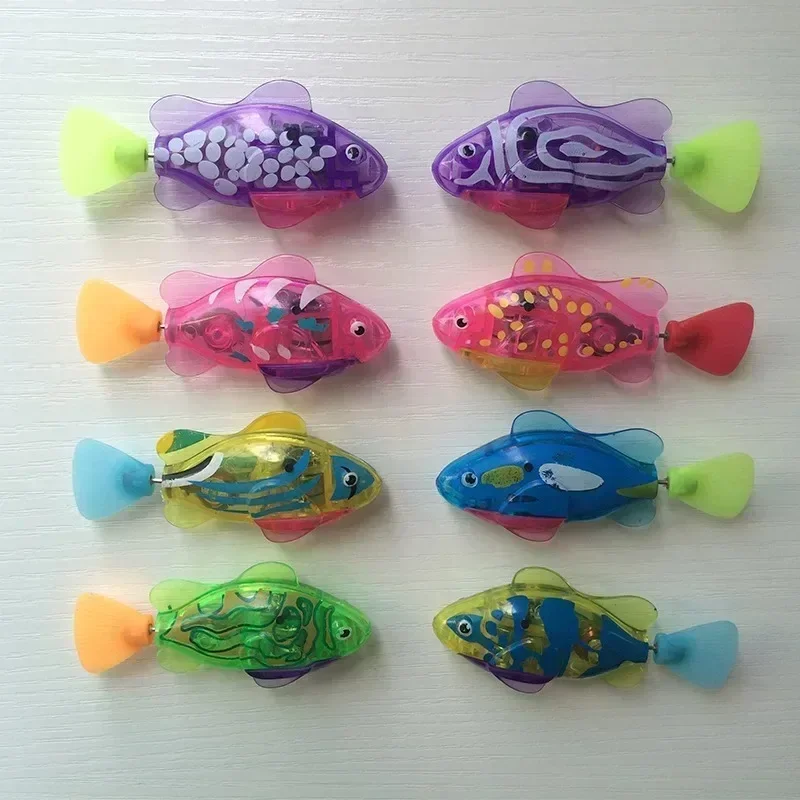 Cat Toys LED Interactive Swimming Robot Fish Toy