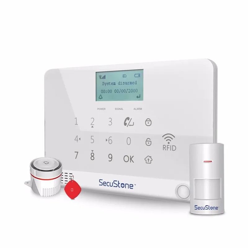 Tuya Security Smart Life 433Mhz 100 Wireless Zones WIFI Alarm System with Smart Phone APP Control