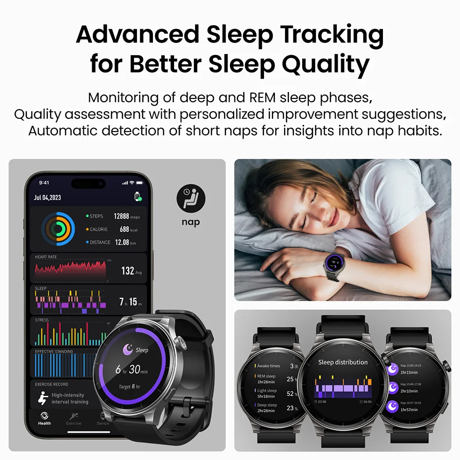 TOZO S5 Smart Watch (Answer/Make Calls) description image 5
