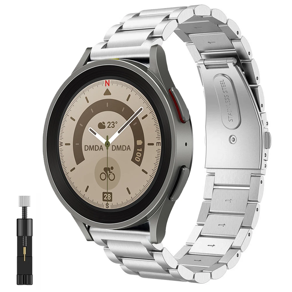 20/22Mm Metal Straps For Huawei Gt3 Gt2/Amazfit Gtr Gts Bip/Galaxy Watch/Garmin Band For Mi Watch S1 Pro/Watch Color 2 Bracelet