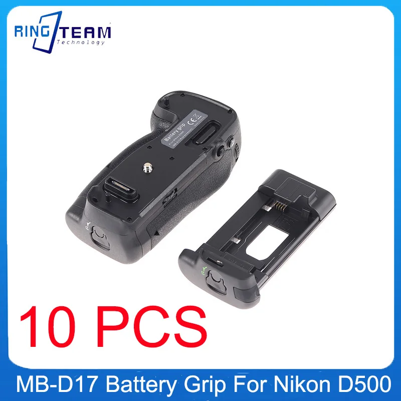 10 Pz Mb-D17 Bg-D500 Impugnatura Batteria Verticale Per Nikon D500 Slr Fotocamera Digitale Maniglia Mbd17 Con Batterie Aa Di Lavoro