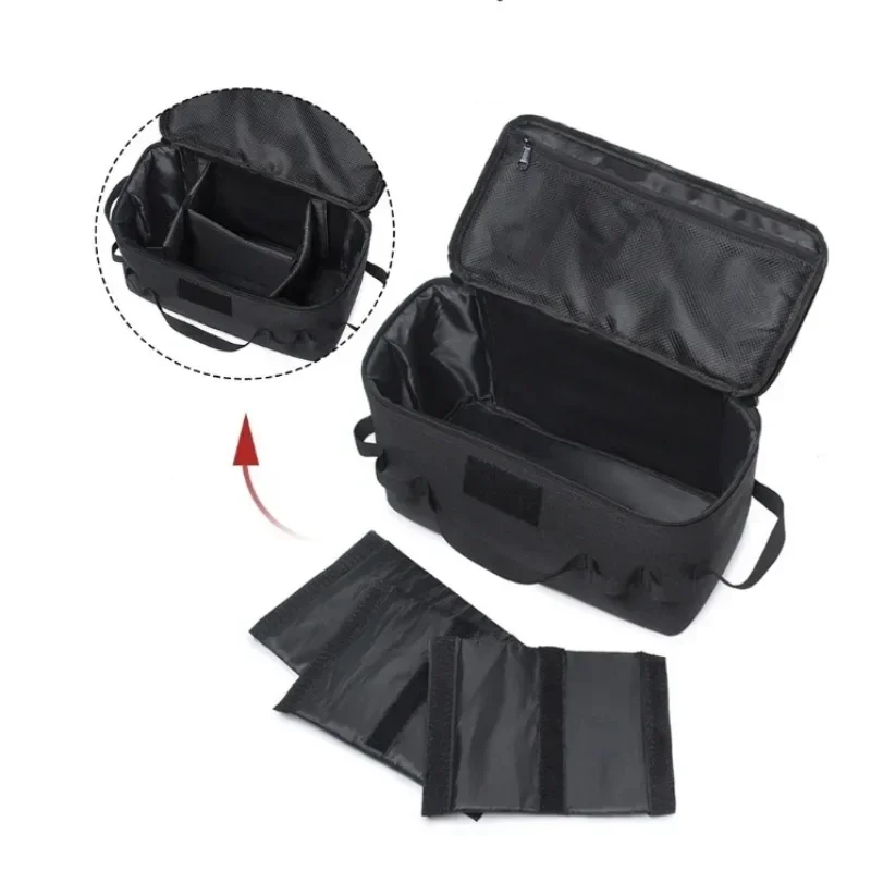 Outdoor Camping Gas Tank Storage Bag Large Capacity Ground Nail Tool Bag Gas Canister Picnic Cookware Utensils Kit