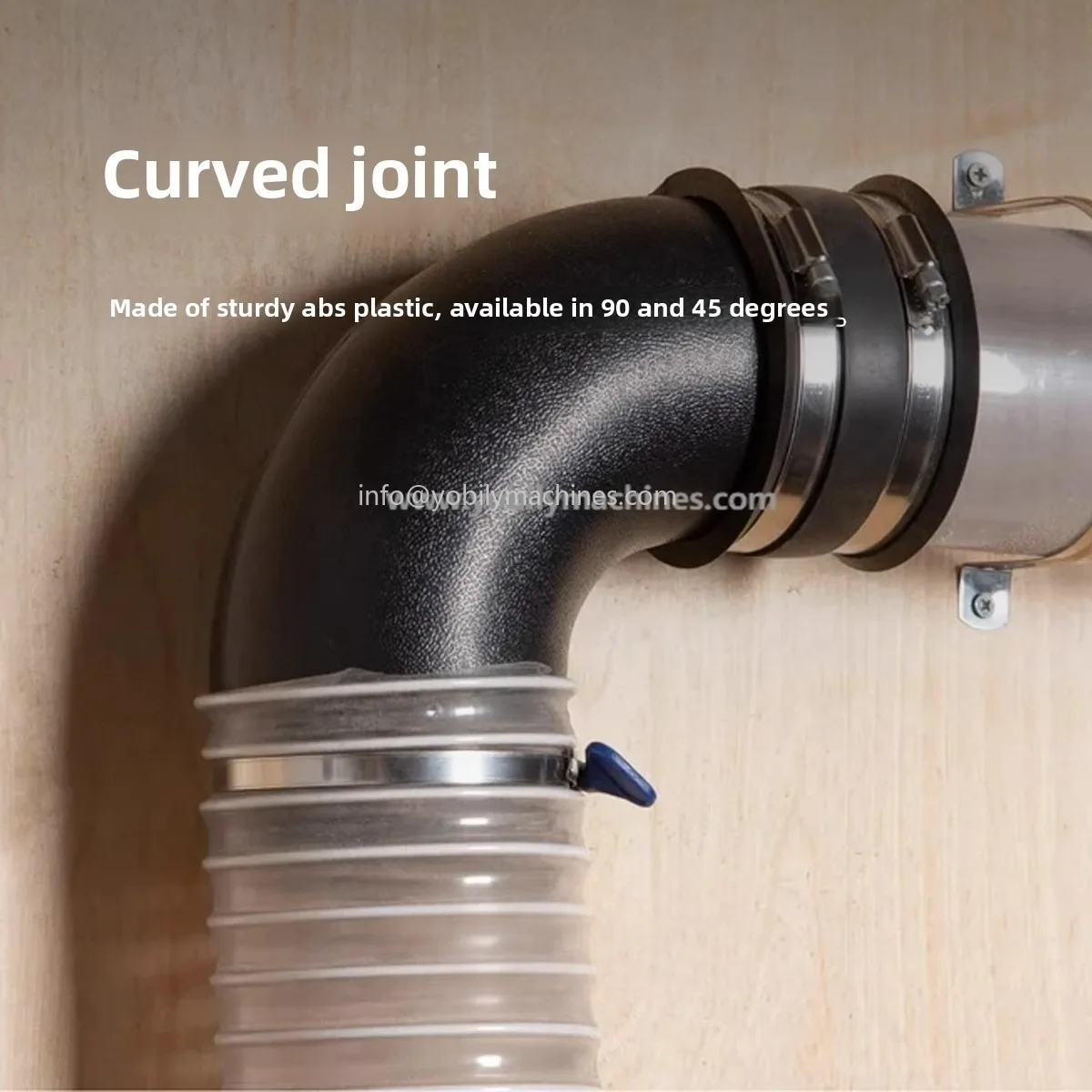 100mm 4" 34Pce Flexible Dust Collector Hose&Accessory Starter Kit - Image 3