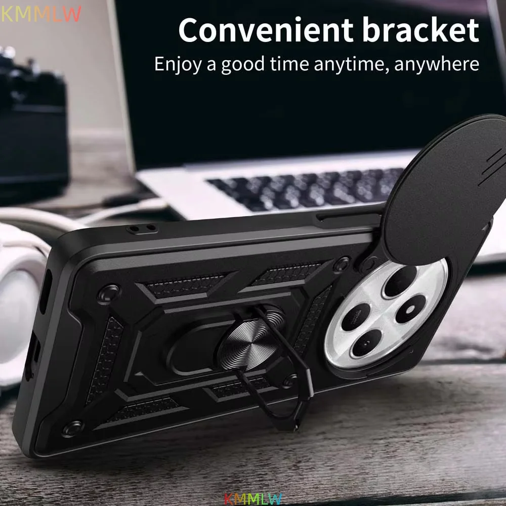 Shockproof Armor Case with Car Holder and Camera Lens Protection