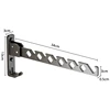 Wall Mounted Clothes Hanger No Punching Folding Drying Racks Collapsible Multi-Purpose Clothes Drying Rack Bathroom Space Saving 6