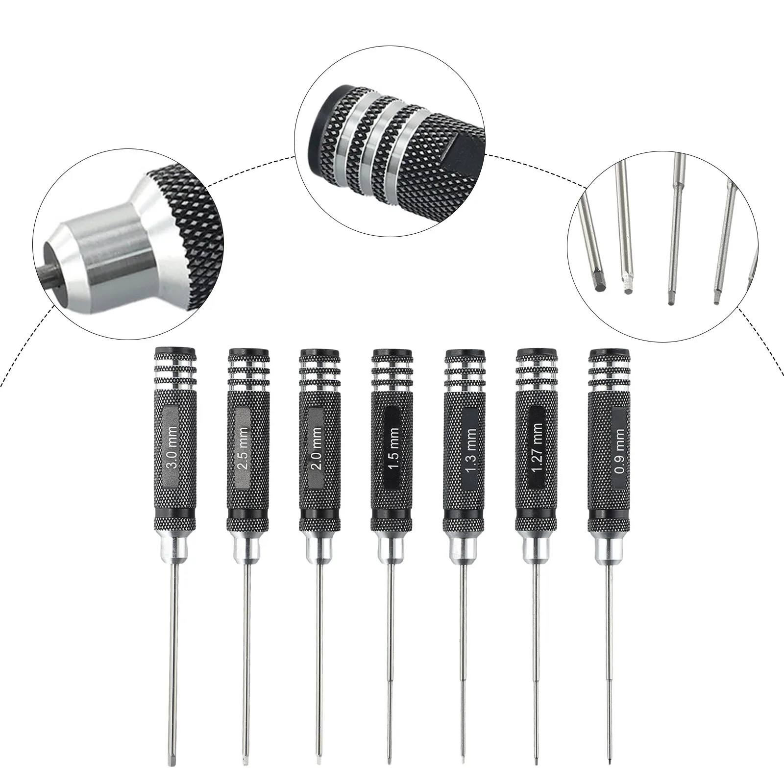 

Wrench Screwdrivers Hex Screwdriver 0.9-3.0mm Aircraft Model For Helicopter For RC Model Hexagon Wrench Hand Tools