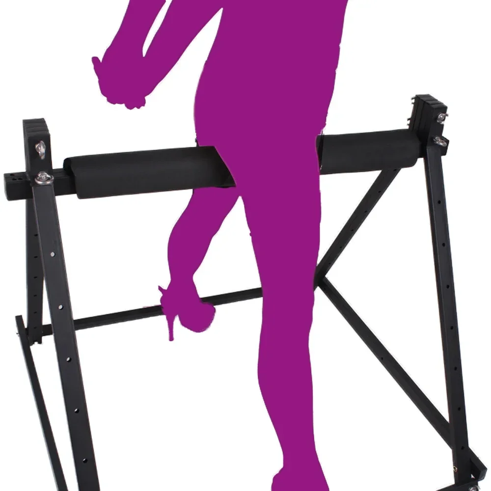 Bdsm Furniture Stainless Steel Tripod SM Goods Restraint Tool Forced Spread Legs Love Seat Sex Toys for Couples Sexy Equipment