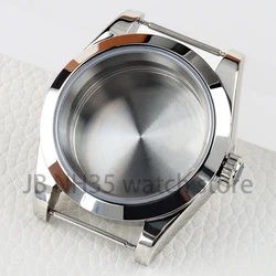 Silver High - Quality Stainless Steel Watch Case with Sapphire Glass and Presidential Bracelet - 36mm (B2 Only case)