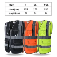 Hi Vis Workwear Safety Vest with Reflective Straps