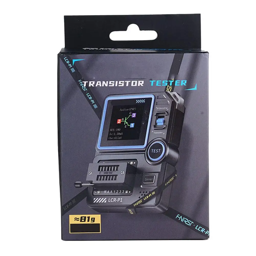 LCR-P1 Multi-Functional Transistor Tester Capacitor&Resistor MOS Field-effect Transistor Electronic Component Detection Tool