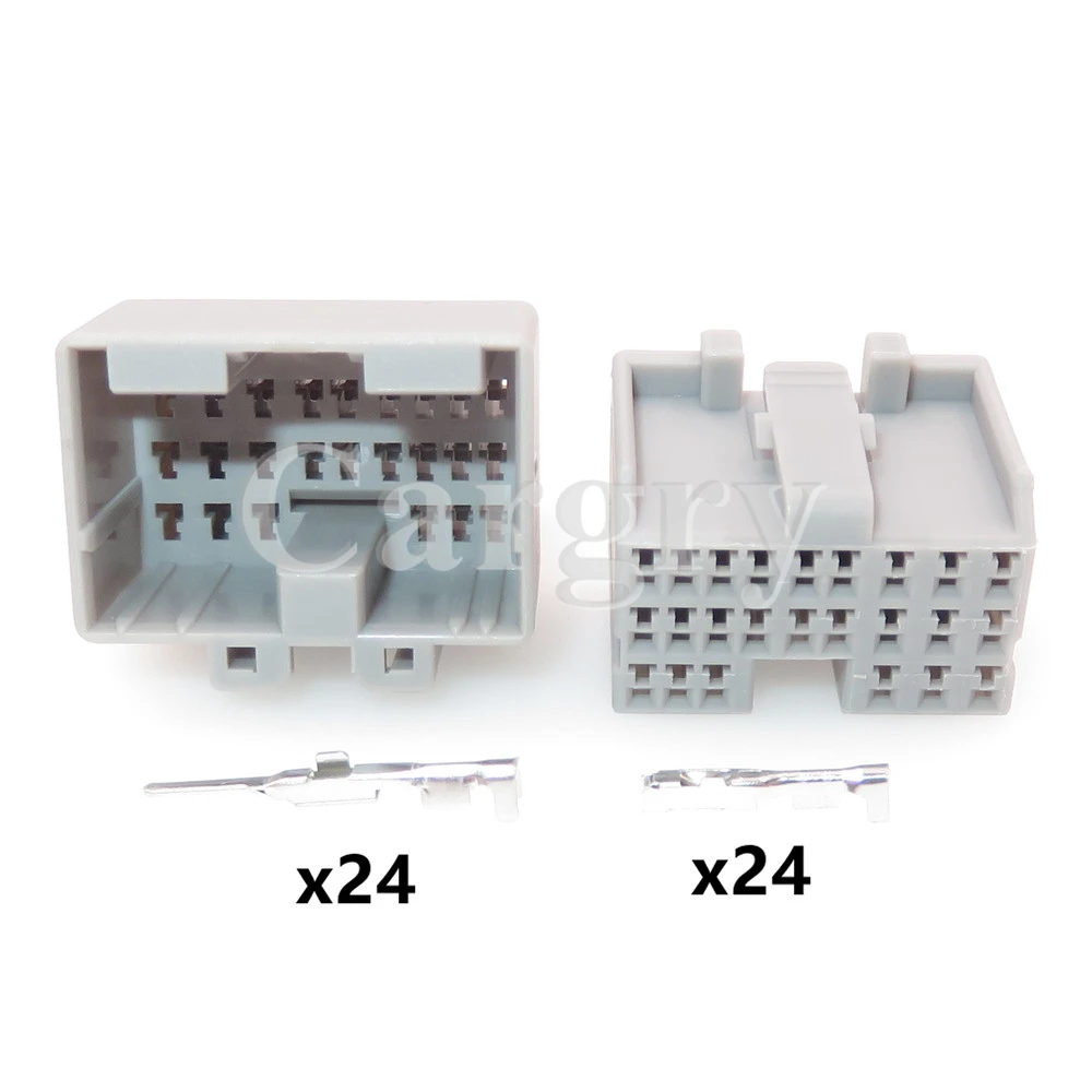 

1 Set 24P 316372-6 Automobile Engine Gearbox ECU Plug For Ford Mondeo Car Starter Male Female Docking Unsealed Socket