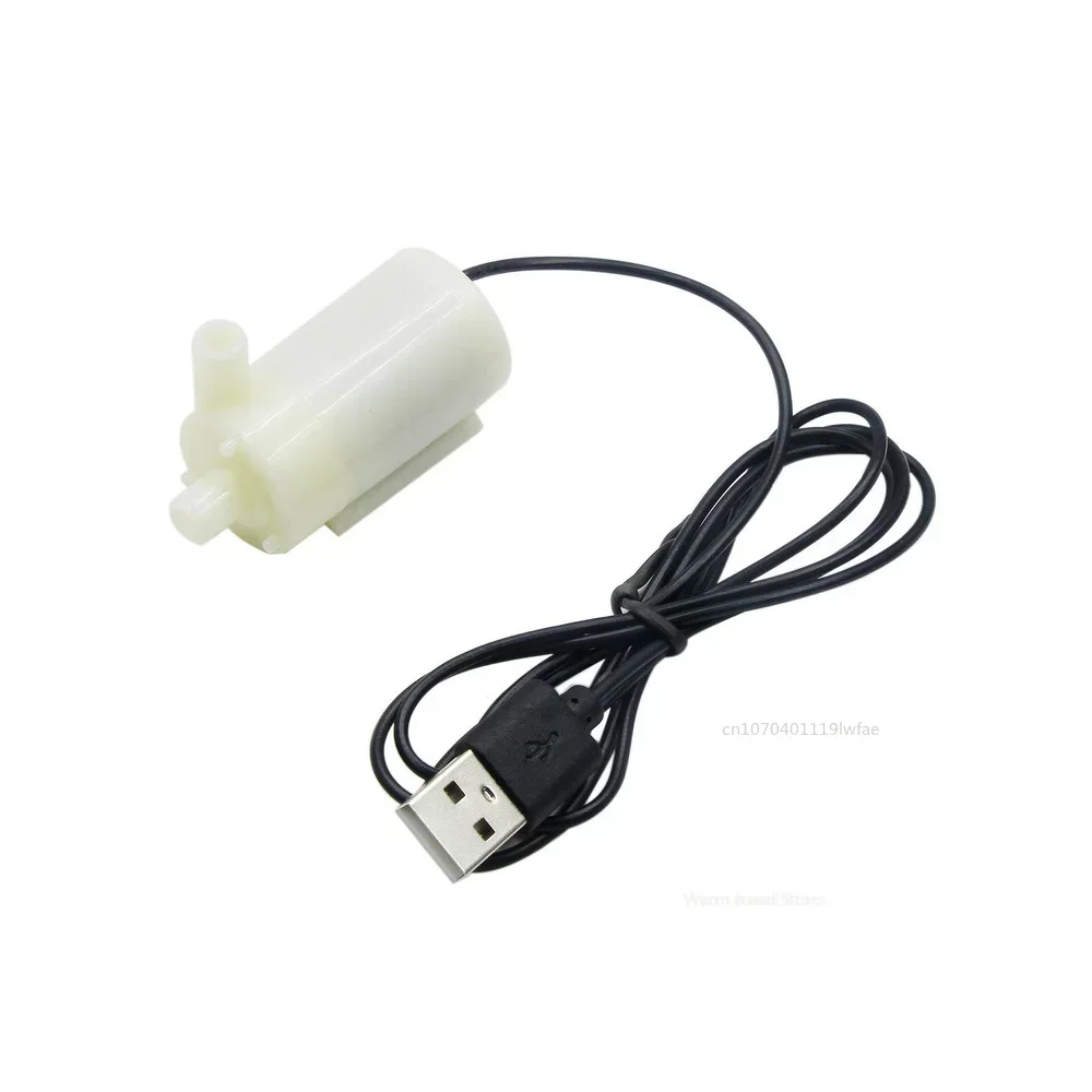 Water Pump DC 5V USB Brushless Portable Submersible Hydroponic Fish Tank Circulating Water Craft Fountain