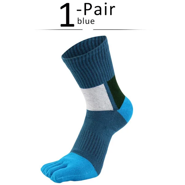 Men's Colorful Compression Toe Socks