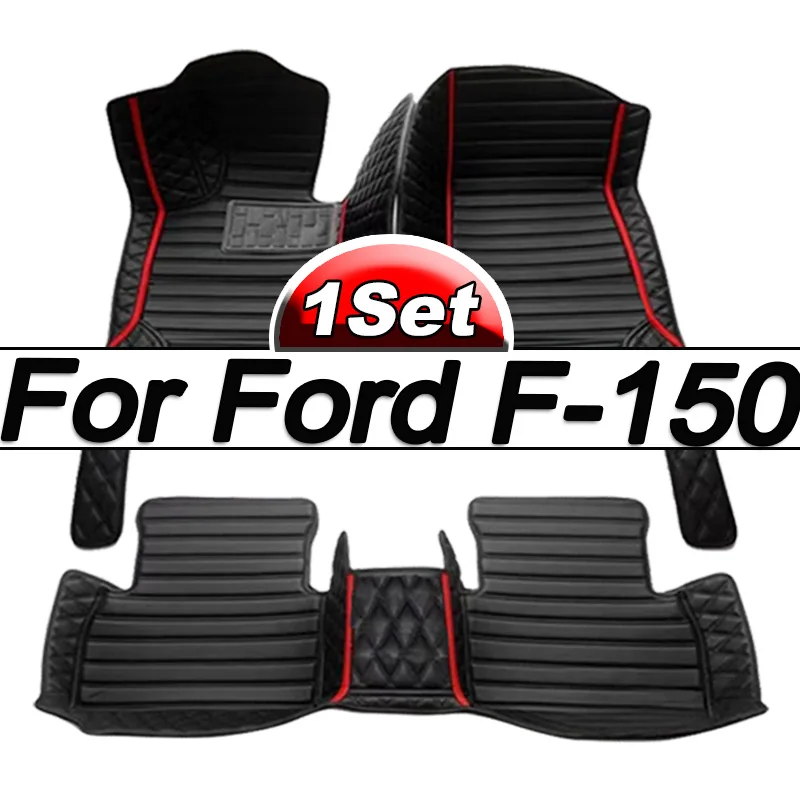 

Для Ford F-150 F150 F 150 4 двери 2021 2020 2019 2018 2017 2015 автомобильные напольные коврики аксессуары для интерьера коврики автостайлинг