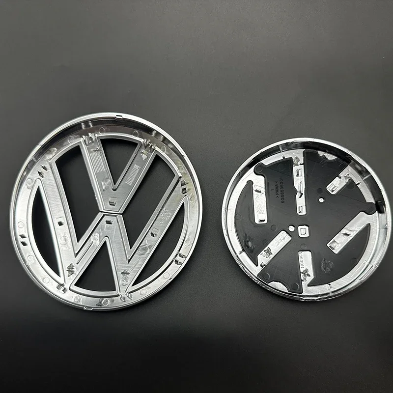 138mm 크롬 VW 골프 MK7 2013-2017 전면 그릴 커버 + 110mm 후면 트렁크 리드 커버