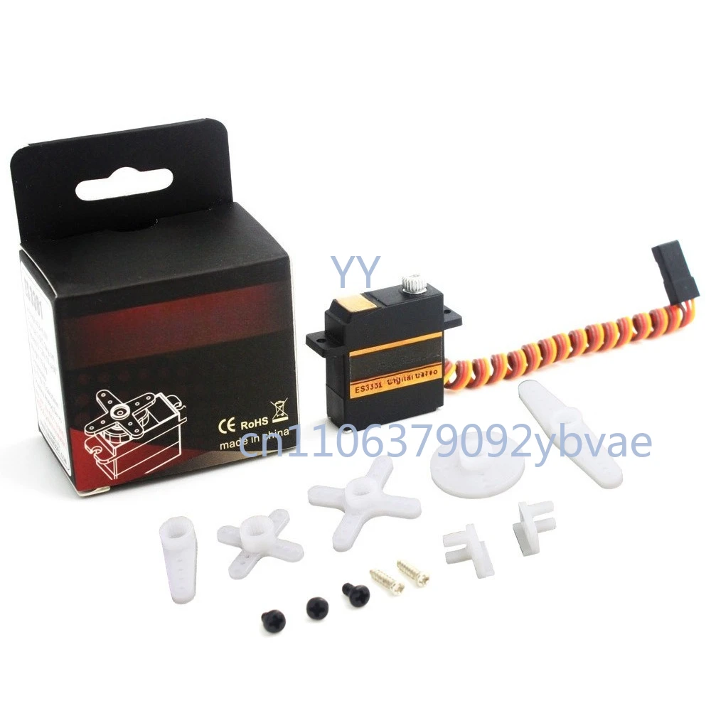 RC 비행기 고정익 글라이더 부품용 9mm 초박형 메탈 기어 디지털 서보