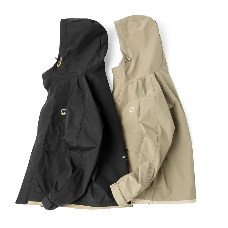 2024 Spring New Hooded Jacket Men's Korean Edition Trendy Casual Versatile Fashion Rush Coat Hooded Coat mens jacket