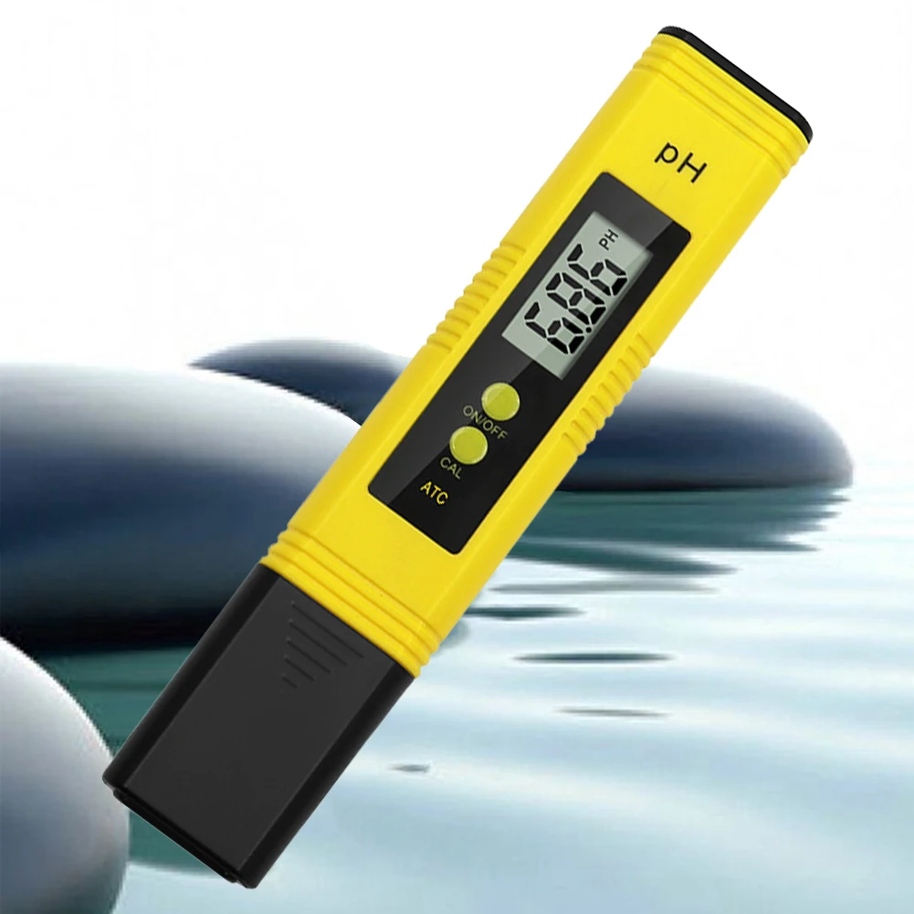 PH Meter 0.01 High Accuracy Digital PH Meter with 0-14 PH Measurement Range Water Quality Tester for Aquarium Swimming Pool