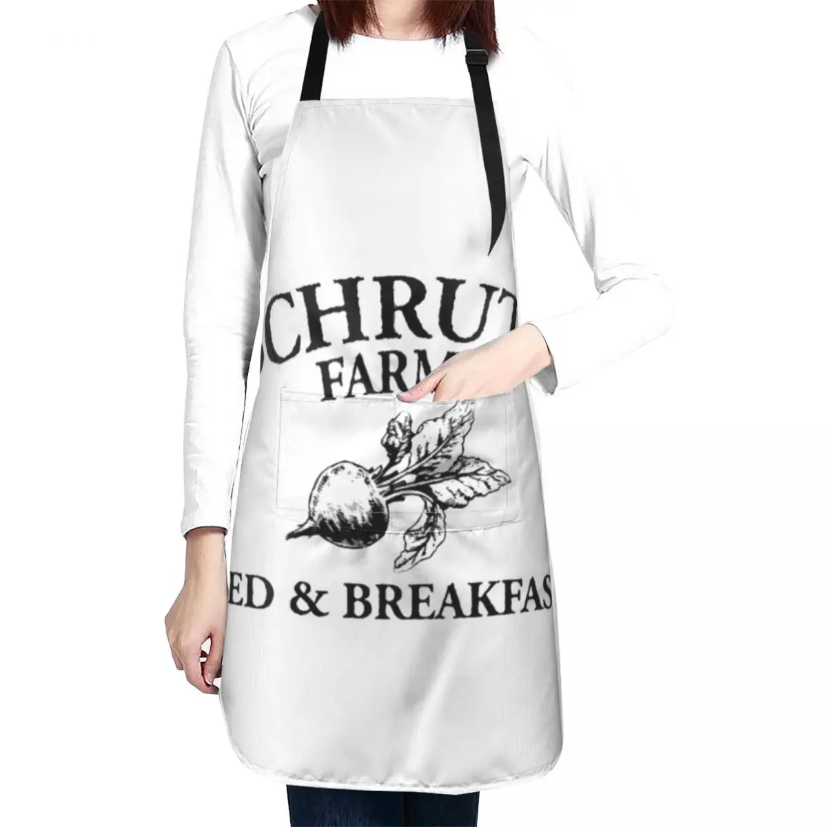 

Schrute Farms Bed & Breakfast - The Office Apron Kitchen And Home Items Kitchen Front apron with personal logo
