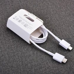 Samsung Super Fast 25W EU Charger - White Cable