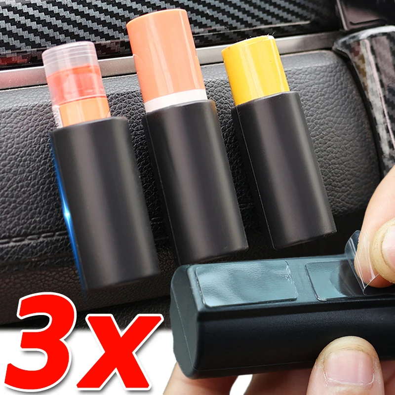 Car Lipstick Holder Portable Silicone Storage Rack Universal Small Items Cosmetic Fixings Automotive Interior Accessories