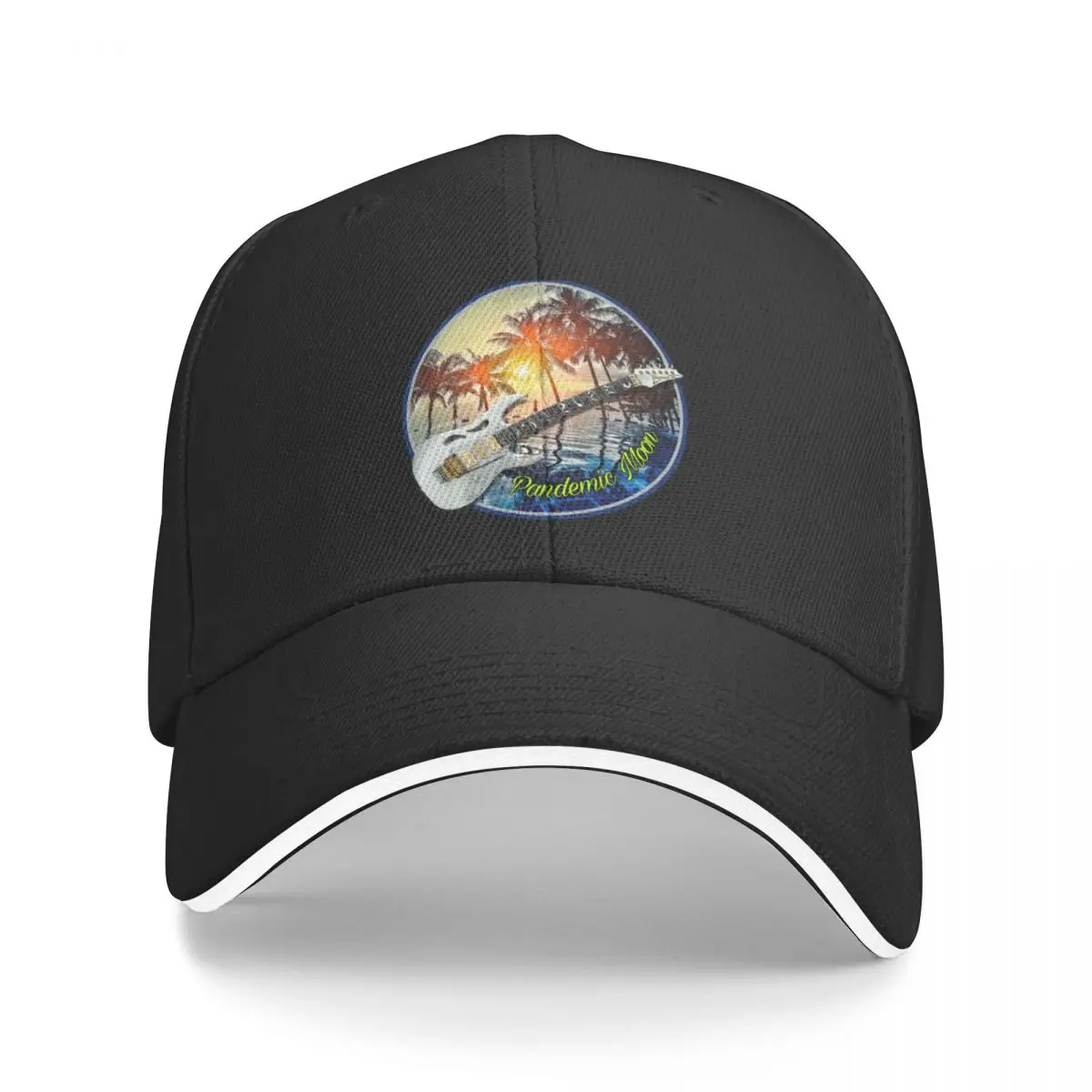 Pandemian Moon- Electric Sunsetcap Berretto Da Baseball Fashion Beach Custom Cap Ladies Men