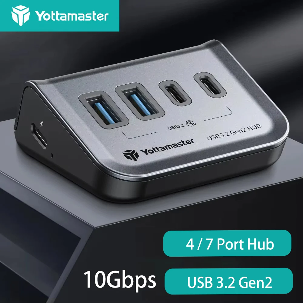 10Gbps USB 3.2 Hub With PD