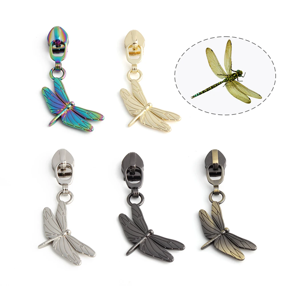 Description Picture 6 of item10Pcs 5# Nylon Zipper Sliders For Sewing Garment  Bags Jacket Zippers Head Clothes Zip Pulls Zips Repair Sewing Bag Accessories