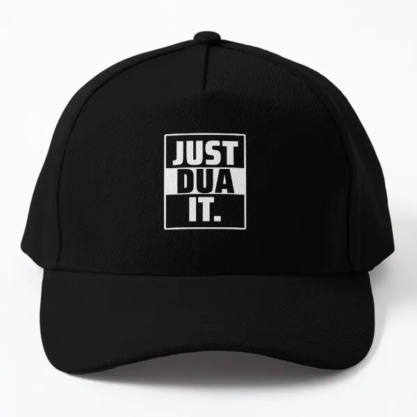 

Just Dua It Islamic Art Quotes Baseball Cap Hat Boys Czapka Bonnet Spring Black Hip Hop Sport Sun Mens Casual Printed Summer