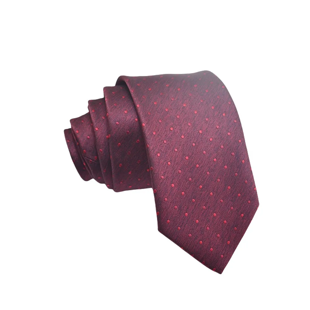Mens Jacquard Tie - Floral Dot Necktie for Weddings  Daily Wear