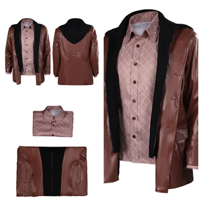 

Jack O'Malley Cosplay Movie Red One Fantasy Costume Adult Men Shirt Jacket Coat Outfits Halloween Carnival Disguise Party Suit