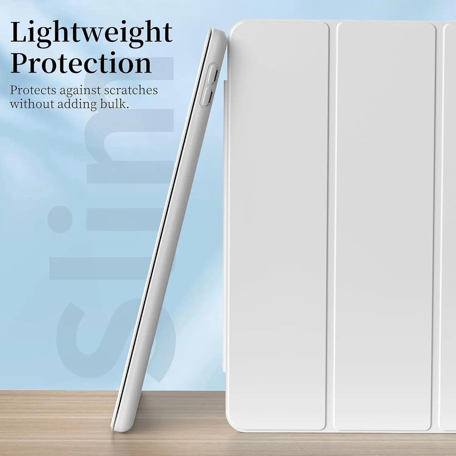 Premium Tri-Fold Magnetic Stand Leather Tablet Case - 11 Inch