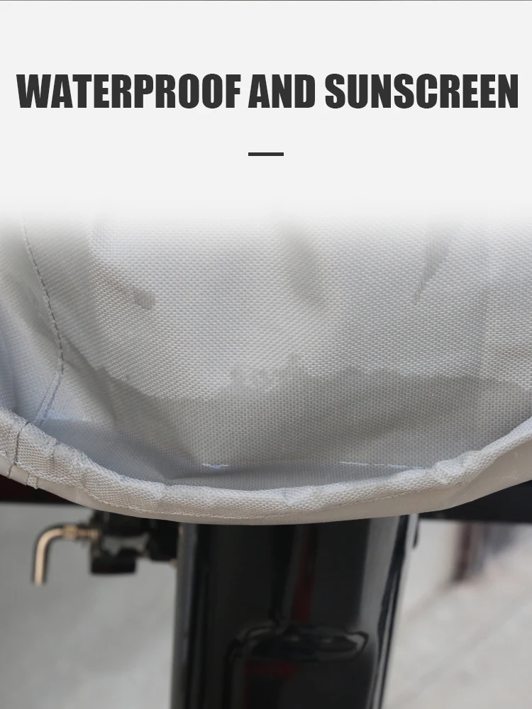 KOETSU Extra-Thick Waterproof Outboard Motor Cover - 6-250HP Oxford Material UV-resistant Dustproof Shield – Detail 7