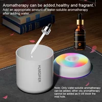 Mini humidificateur d'air USB 180ML, diffuseur d'arôme, purificateur d'huile essentielle, brumisateur, lumières colorées, pour maison, voiture, bureau 3