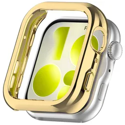 Shockproof Protective Case for Smartwatch - Durable Cover Shell Frame Accessories (Gold)