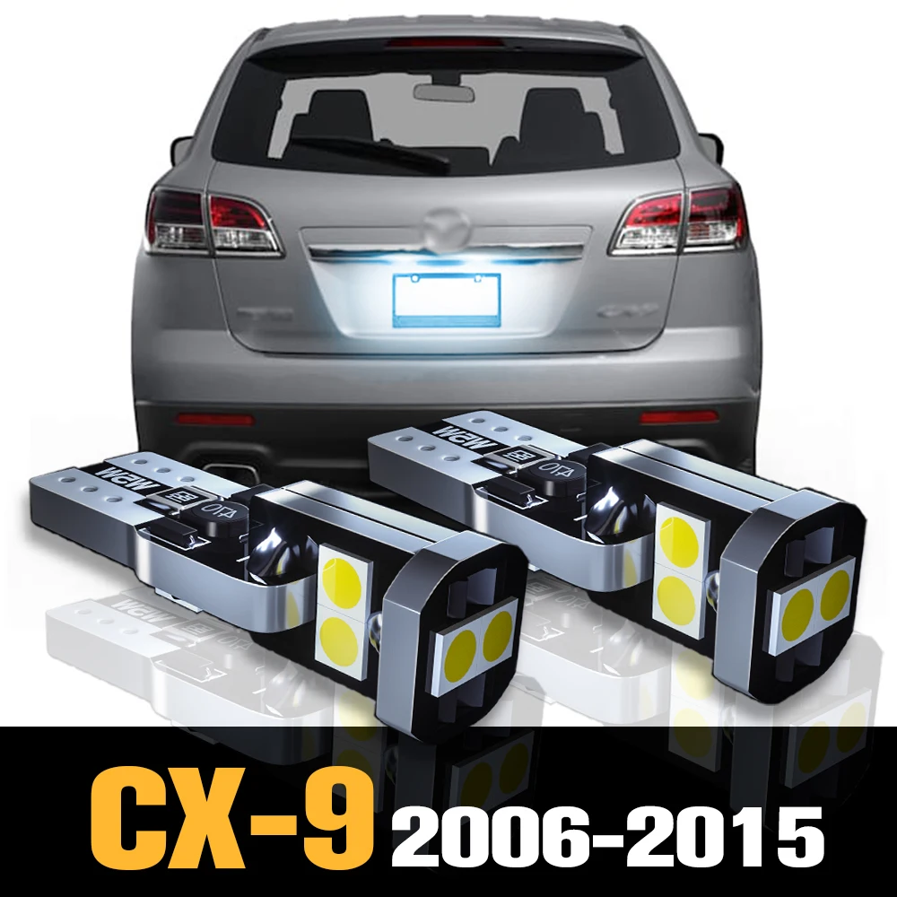 

2x Canbus LED License Plate Light Lamp Accessories For Mazda CX-9 CX 9 CX9 TB 2006 2007 2008 2009 2010 2011 2012 2013 2014 2015
