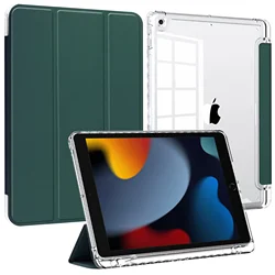 Enhanced Protective Case with Pencil Holder - iPad Pro 2nd 11 (Dark Green Color)
